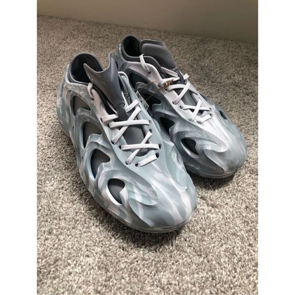 Adidas AdiFOM Q Marbled Grey Men’s Size 8 Sneakers - Picture 1 of 7
